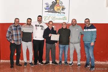 La banda Charcojondo, pregoneros de las fiestas de Lomo Magullo de este año/Antonio Alí.